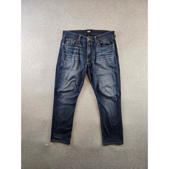 Paige Jeans Mens 32 Rigby Blue Lennox Slim Stretch Commute Office Work Denim - Picture 1 of 14